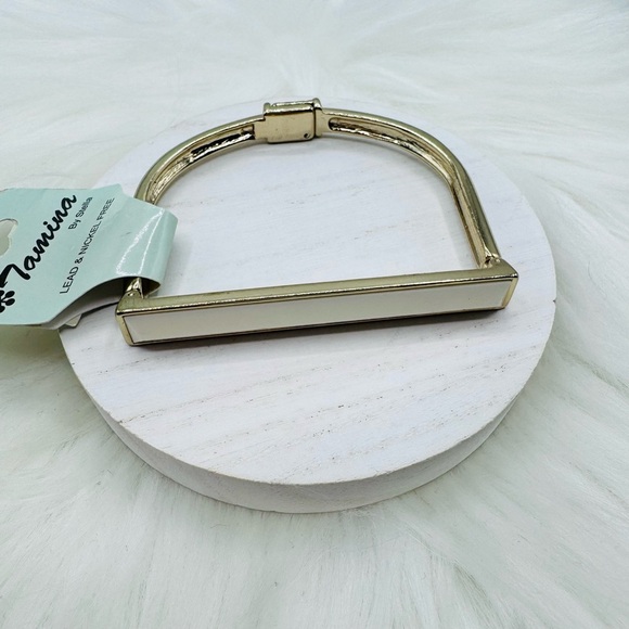 Jewelry - Fashion Statement White Bar Bracelet